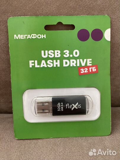 USB 3.0 flash drive 32 гб flexis новая