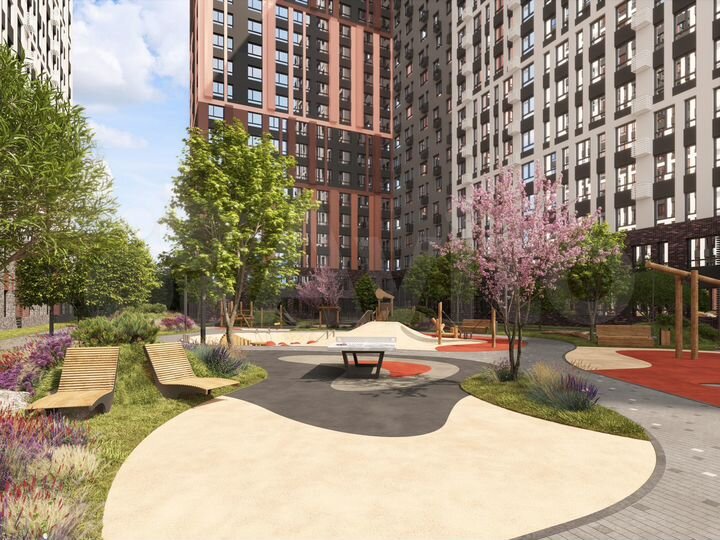 2-к. квартира, 71,4 м², 6/22 эт.