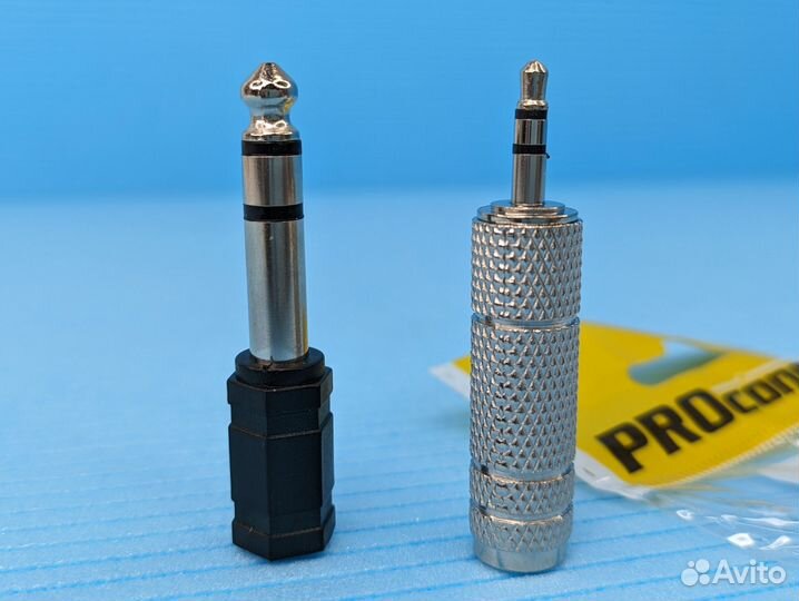 Аудио переходник с 3.5мм на 6.3мм и с 6.3 на 3.5