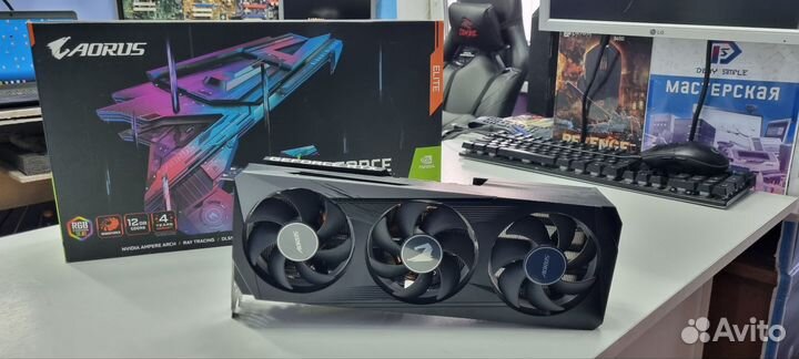 Игровой компьютер 8 ядер/RTX3060-12Gb/16/128+500