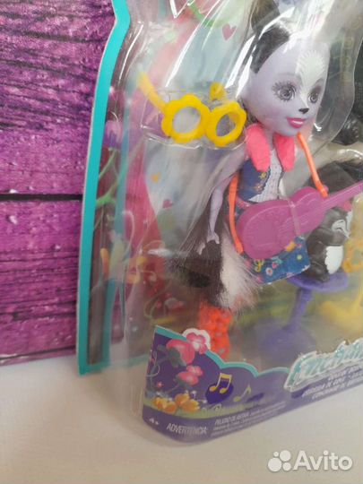 Enchantimals скунс с барабанами редкая