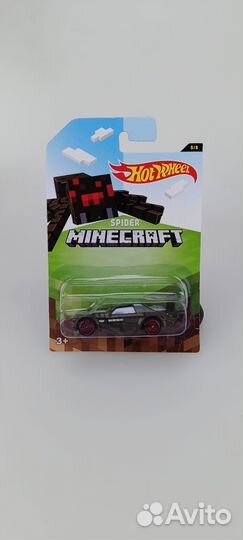 Машинки майнкрафт hot wheels