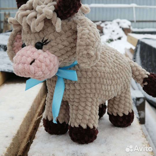 Мягкая игрушка бычок