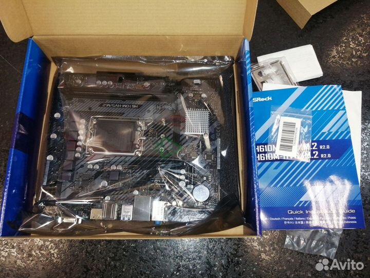 Новая ASRock H610m-HVS/M.2 Lga1700 гарантия 3 года