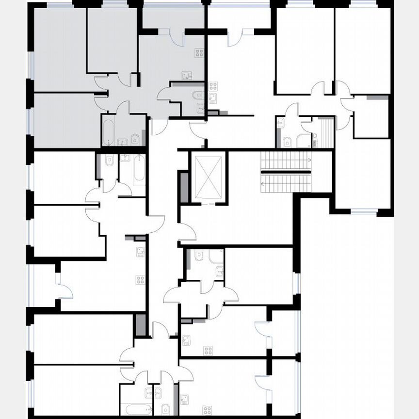 3-к. квартира, 64,3 м², 3/3 эт.
