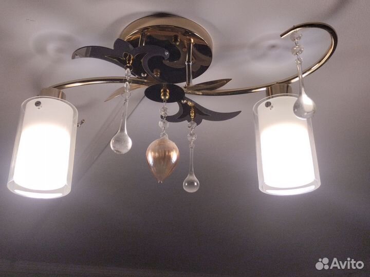 Люстра потолочная бу