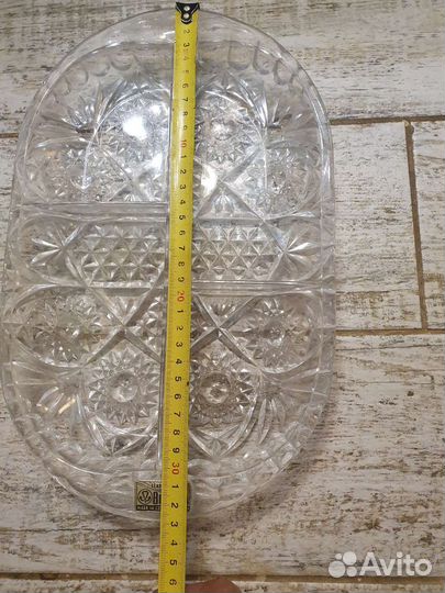 Сухофруктница хрусталь