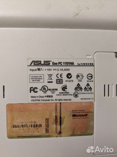 Asus eee PC 1101HA