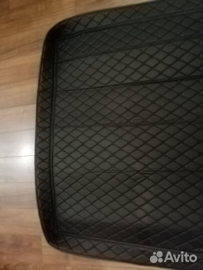 3d ковер из экокожи в багажник skoda kodiaq