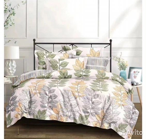 Белье постельное двухспальное сатин