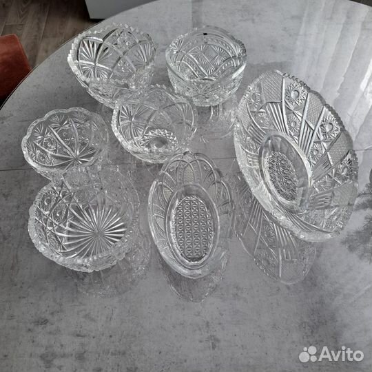 Ваза хрустальная