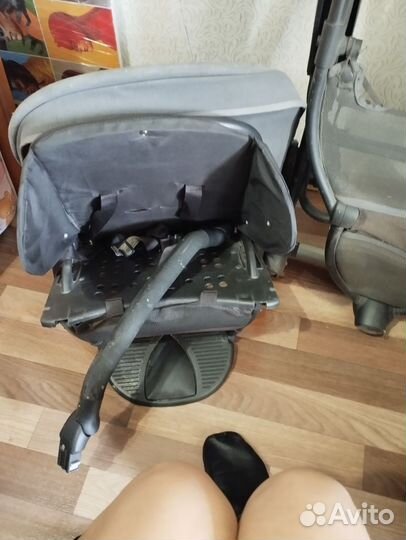Коляска 3 в 1 бу, стульчик для кормления, кровать