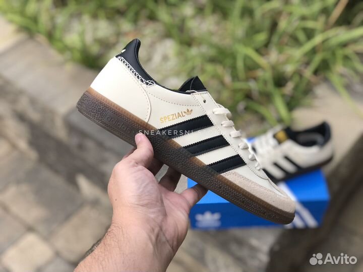 Кроссовки Adidas Handball Spezial Wonder White Bla