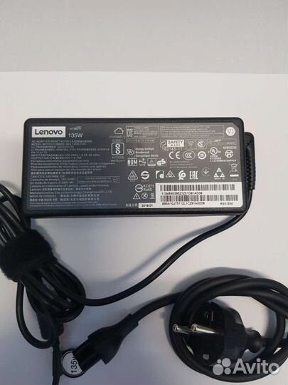 Блок питания для ноутбука lenovo 135w 20V-6,7A