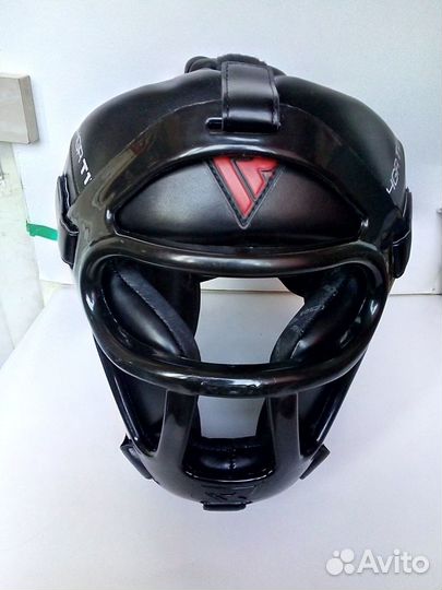 Боксерский шлем с бампером ROX и перчатки RDX