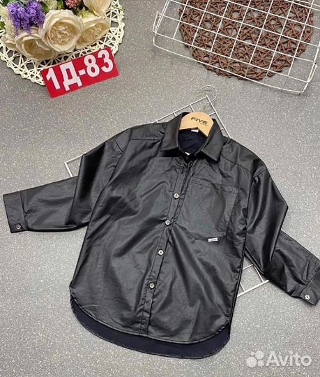 Рубашка из эко кожи