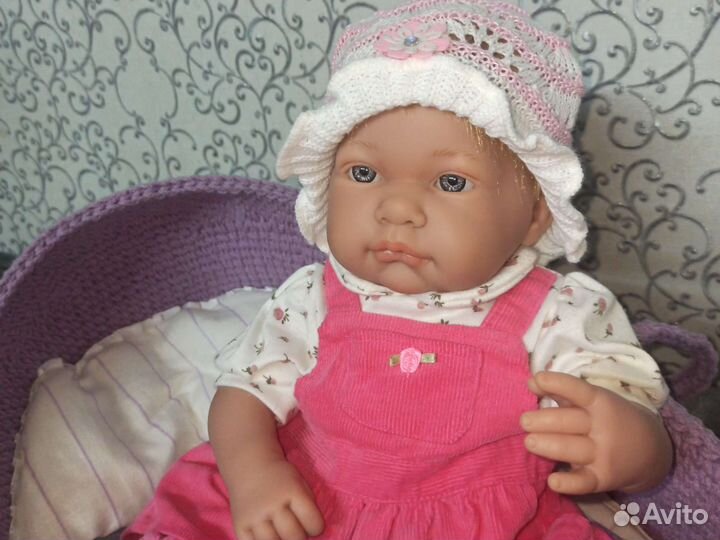 Кукла Реборн Antonio Juan+ люлька