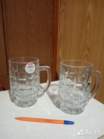 Набор кружек для пива, 2 шт., объем 500 мл, 
