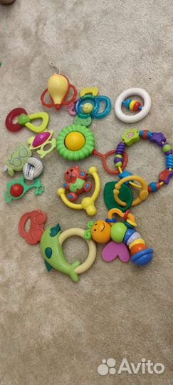 Погремушки прорезыватели