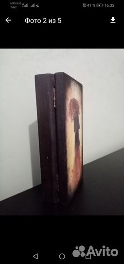 Шкатулка для украшений из дерева