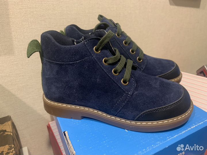 Ботинки happy steps 28 замша новые