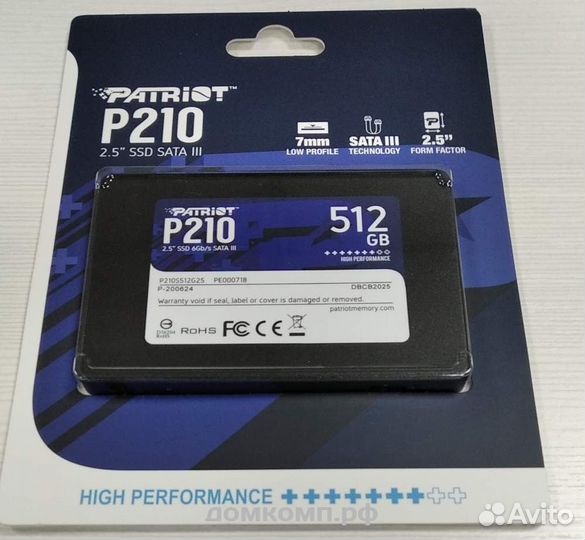Ssd диск patriot 512 gb
