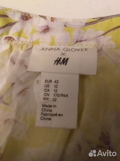 Блузка Anna Glover H&M р.48