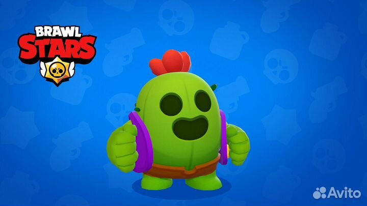 Игрушка Спайк из Бравл Старс новая