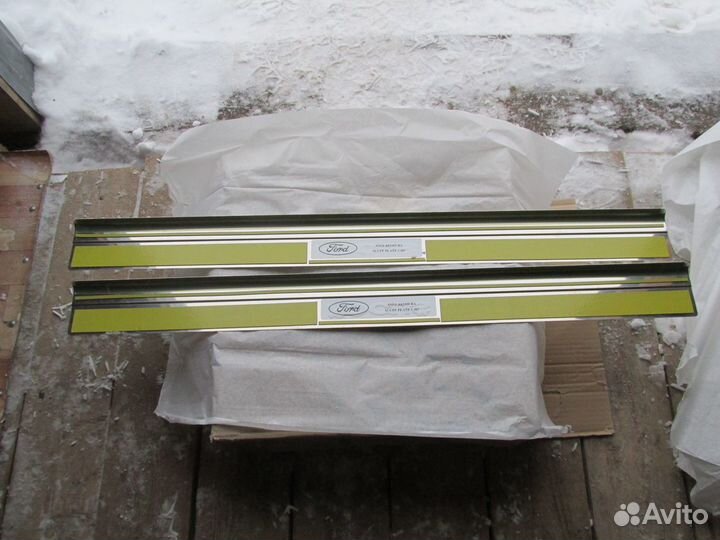 Накладки на пороги Ford focus 2 с 2005 - 2011 купе