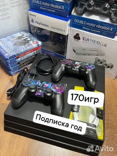 Sony PS4 pro 1tb игры в комплекте