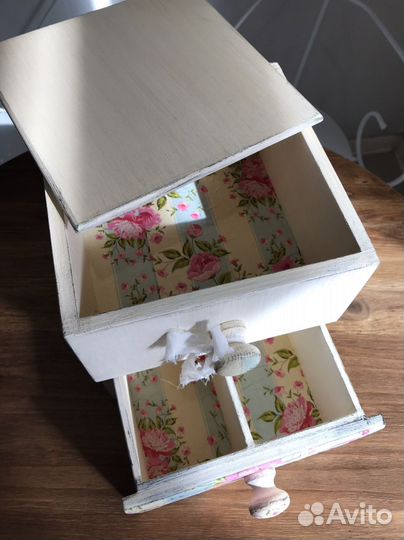 Шкатулка комод новая игольница в подарок