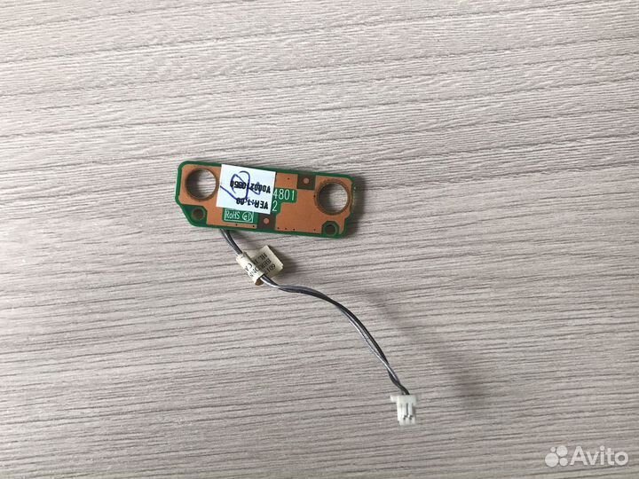Плата кнопки включения Toshiba satellite L650D