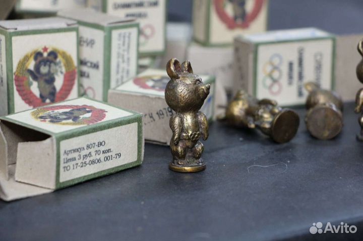 Олимпийский мишка ссср, бронза