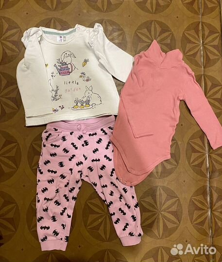 Одежда пакетом на девочку 86-92