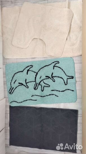 Коврики для ванной и туалета