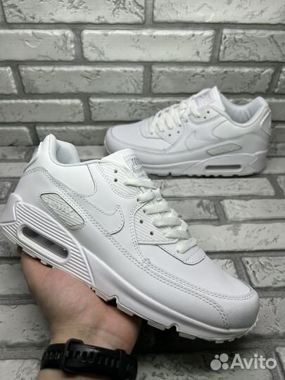 Кроссовки мужские nike air max 90 white 42 новые