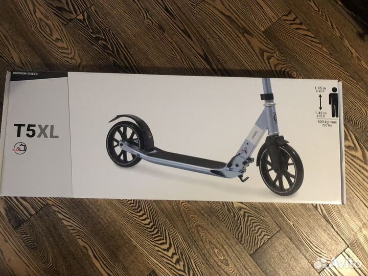 Самокат взрослый декатлон olexo t5xl новый