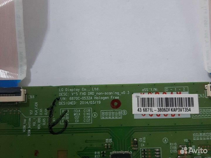 6870С-0532A LG -43LF510U