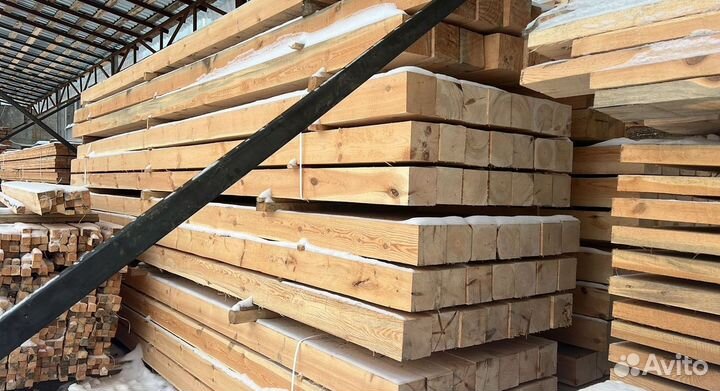 Доска обрезная 40х200х6000мм ГОСТ