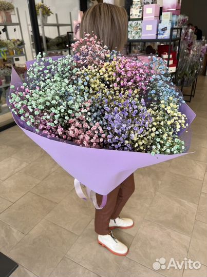 Букет из гипсофилы