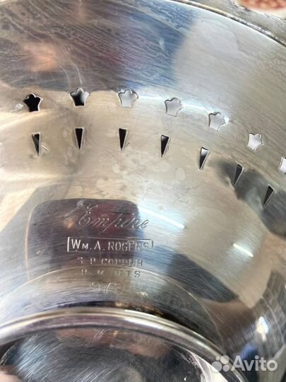 Очень красивая ваза–корзинка WM Rogers