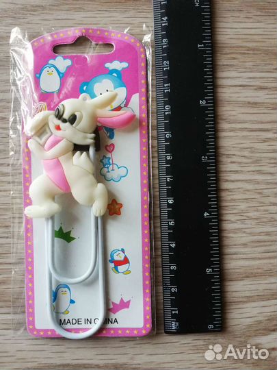 Закладка скрепка для книги, тетради, блокнота