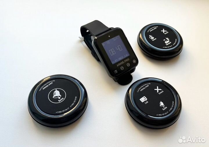 Кнопка вызова официанта широкий ассортим и часы