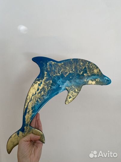 Дельфин декор для дома ручная работа