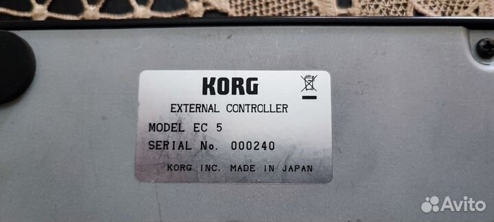 Педаль Korg EC5 оригинал