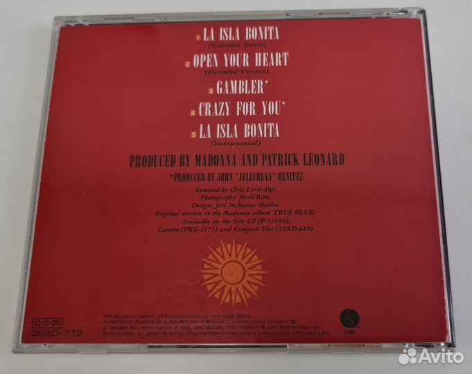 Madonna – La Isla Bonita (CD, Japan 1987)