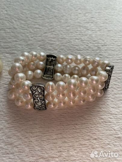 Браслет из натурального жемчуга