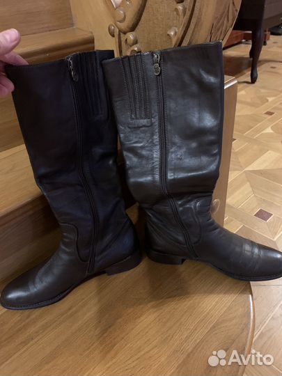 Сапоги женские, 38 размер, Италия, натур. кожа