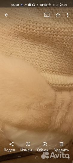 Шапка + платок комплект