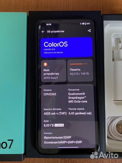 Oppo reno 7